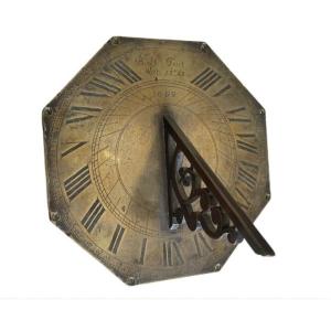 Museum. Horizontal Sundial Dated 1699 Louis XIV Signed Nb Nicolas Bion?