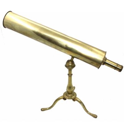 Telescope A Reflexion Signed Navarre In Paris C 1750