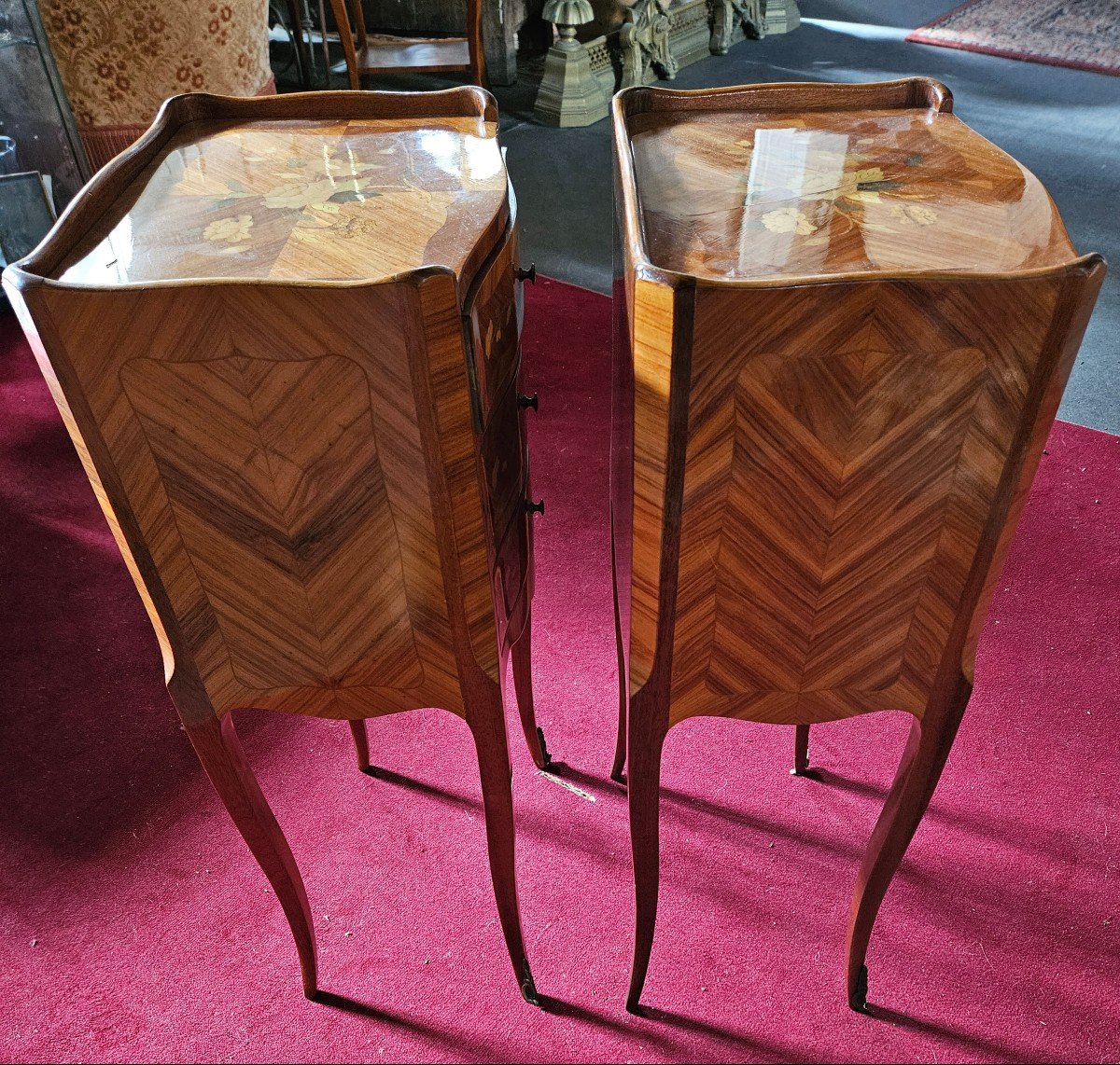 Rosewood Bedside Tables-photo-3