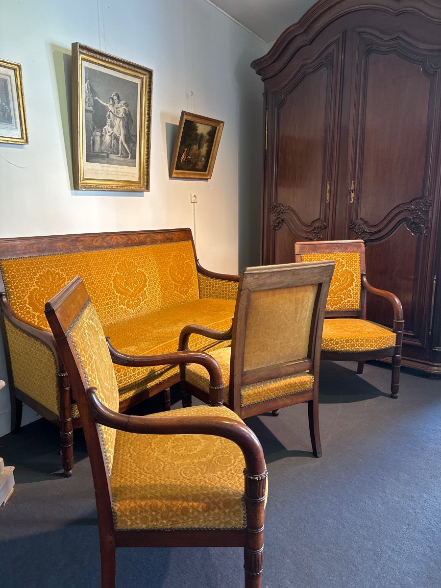 Empire Period Mahogany Living Room-photo-2