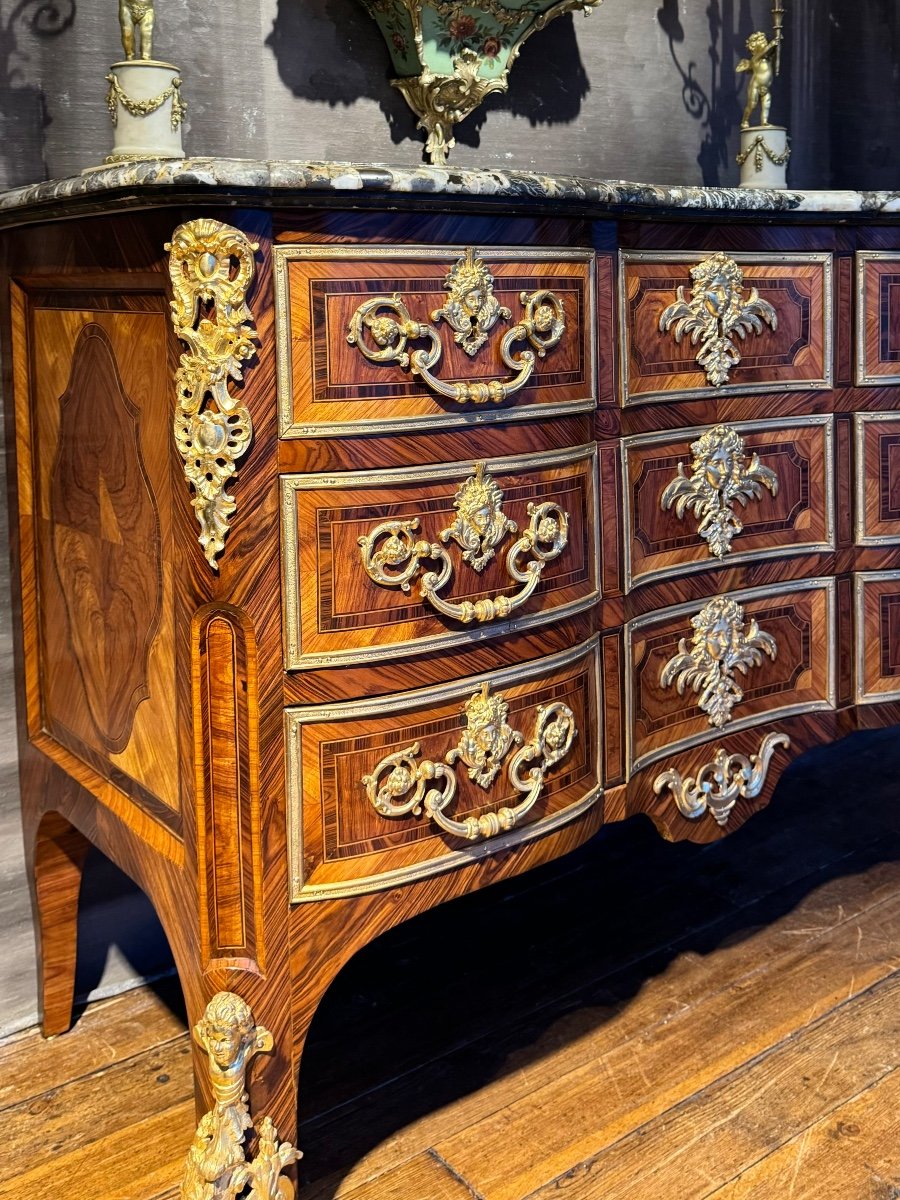 Regency Chest Of Drawers Stamped  Delorme-photo-4