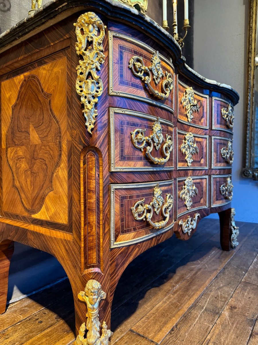 Regency Chest Of Drawers Stamped  Delorme-photo-5