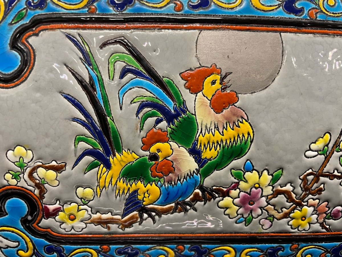 Bordeaux Vieillard - Planter In Japanese Caranza Cloisonné Enamels-photo-1