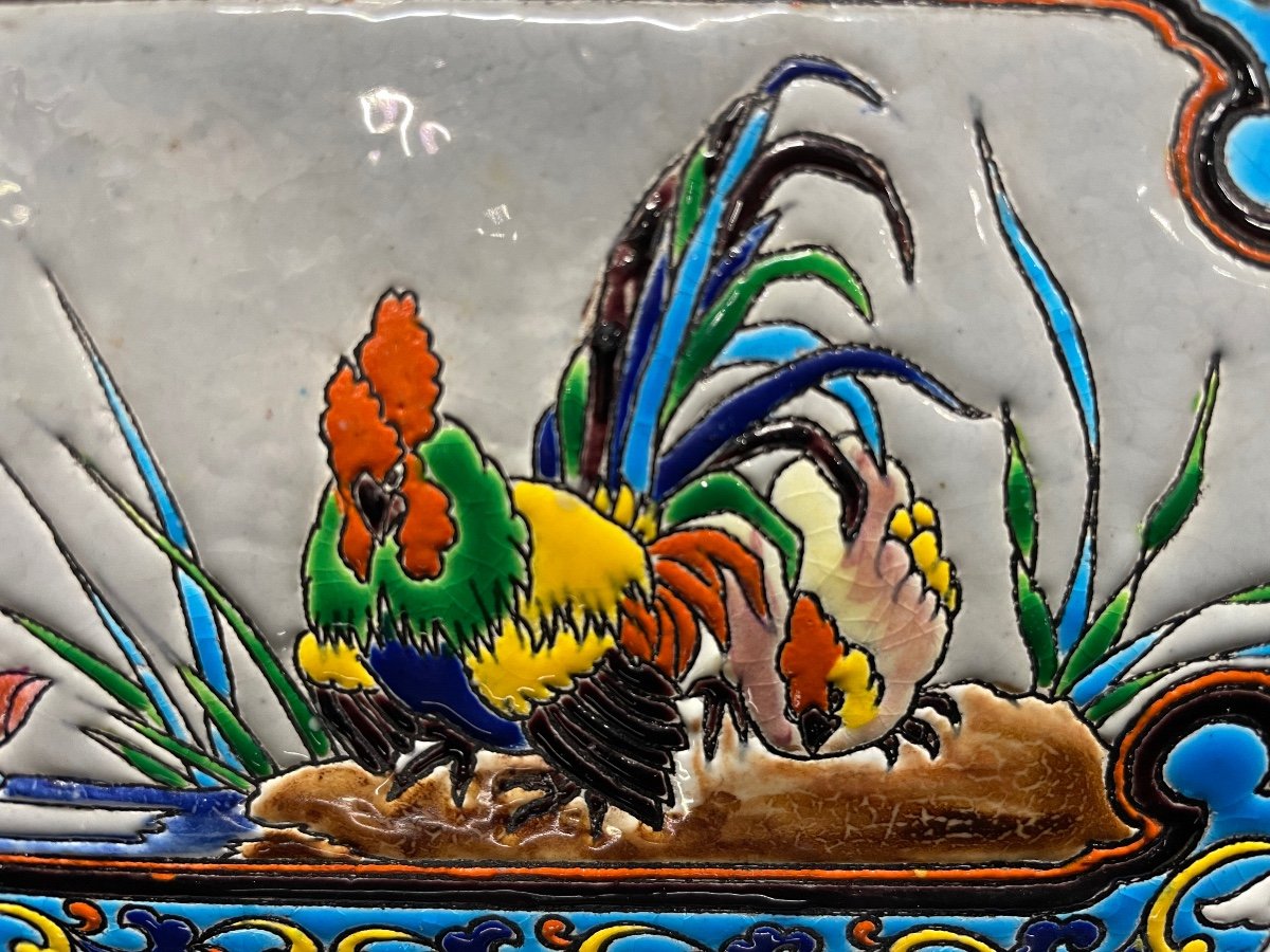 Bordeaux Vieillard - Planter In Japanese Caranza Cloisonné Enamels-photo-7