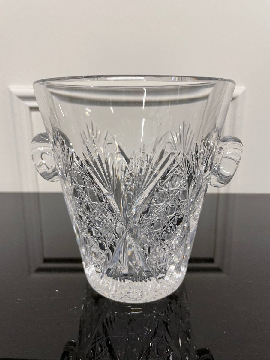 Saint Louis - Vologne Model Crystal Ice Bucket H: 14 Cm-photo-4