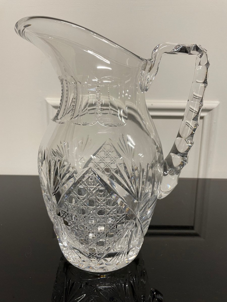 Saint Louis - Vologne Model Crystal Water Pitcher H: 23 Cm