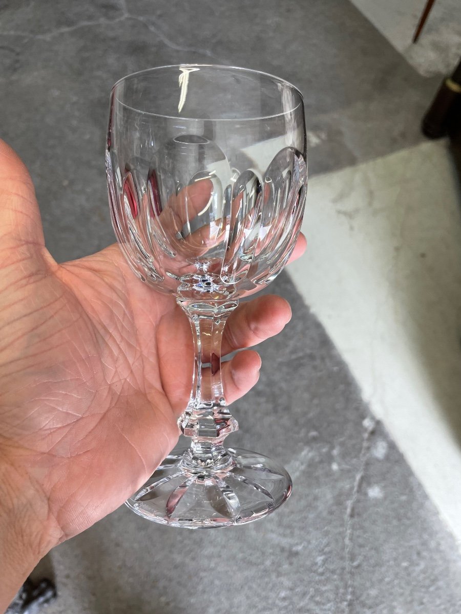 Daum France - Service De Verres En Cristal Modèle Chinon 46 Pièces -photo-3