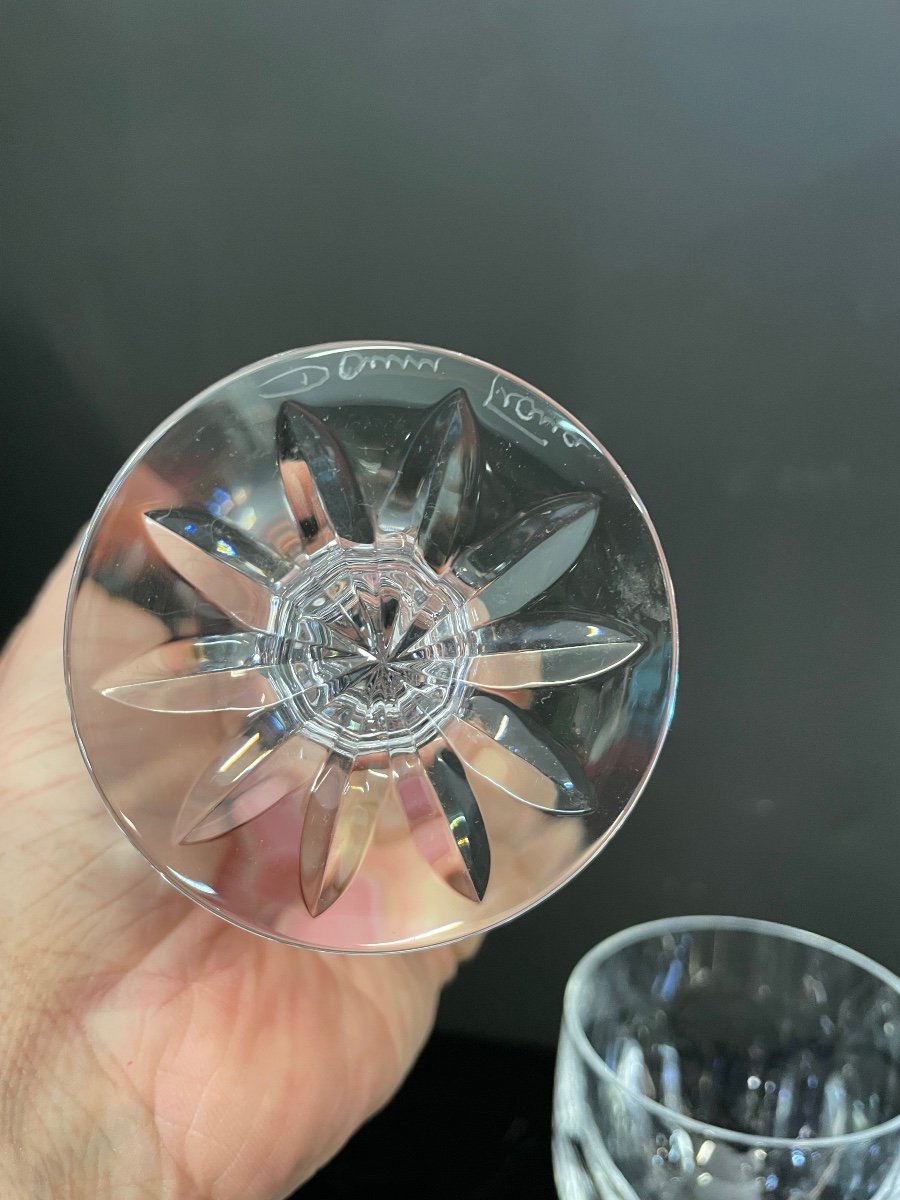 Daum France - Service De Verres En Cristal Modèle Chinon 46 Pièces -photo-1