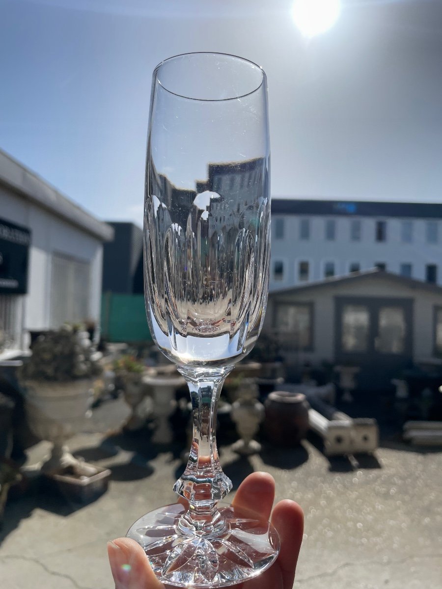 Daum France - Service De Verres En Cristal Modèle Chinon 46 Pièces -photo-2