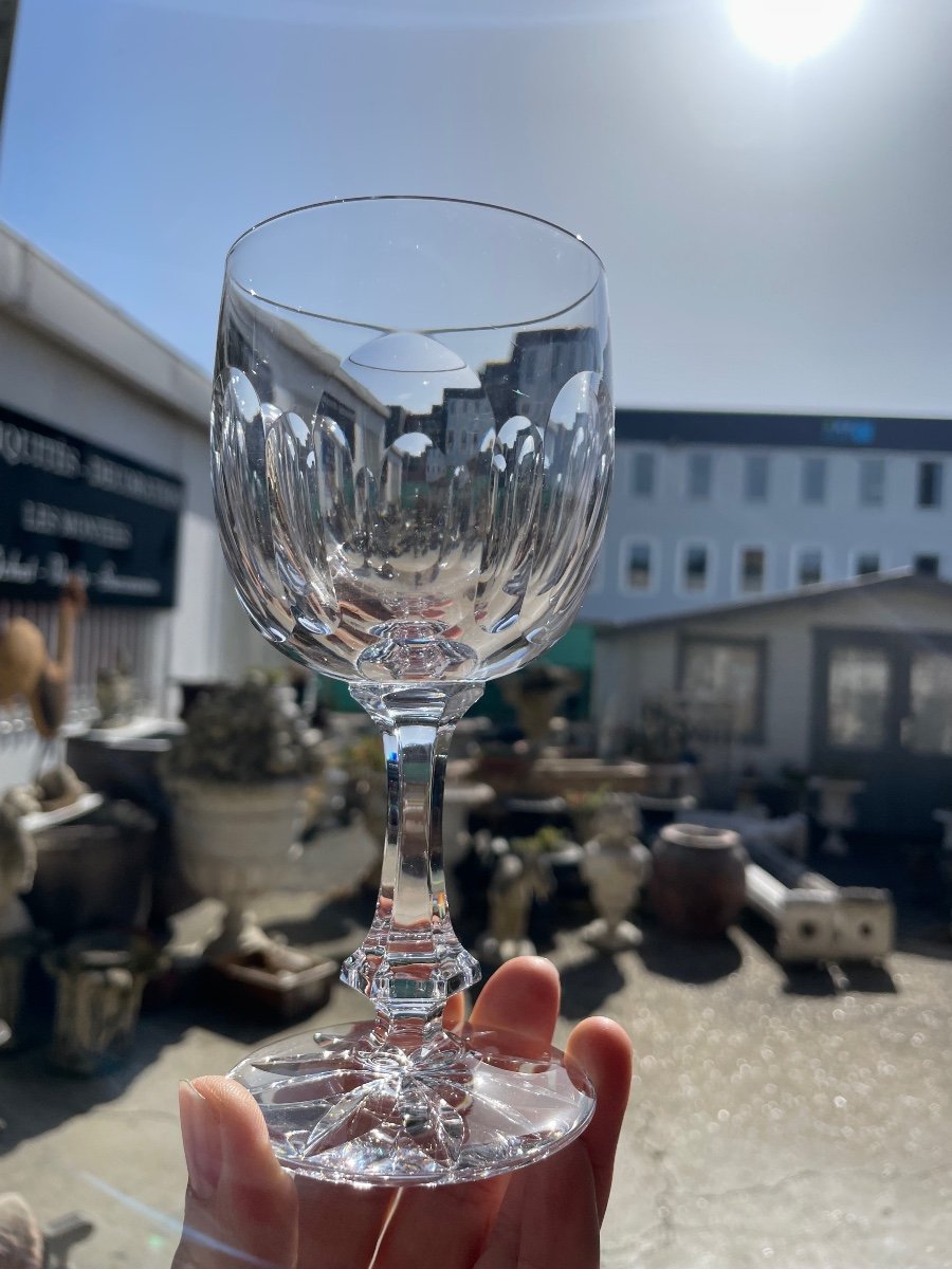 Daum France - Service De Verres En Cristal Modèle Chinon 46 Pièces -photo-3