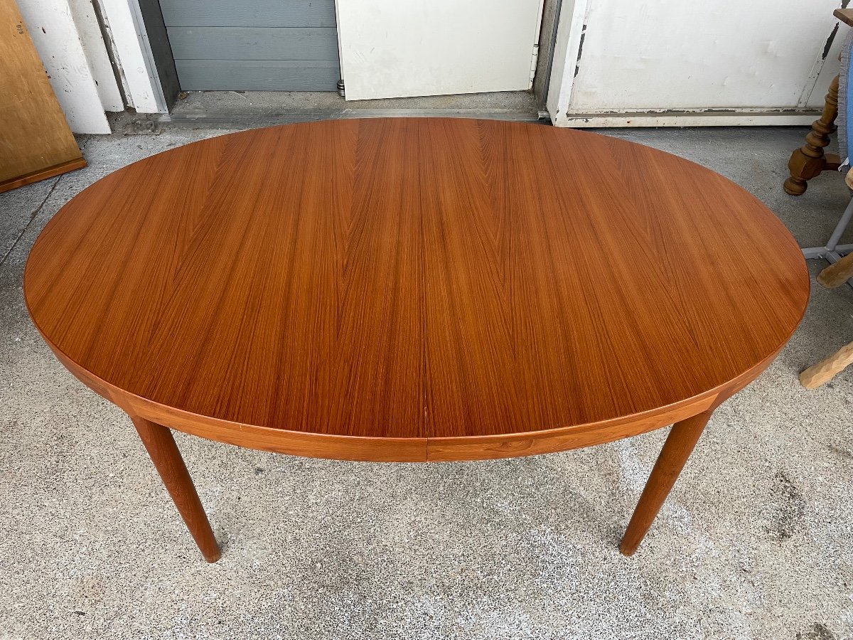 Table Scandinave Ovale - Harry Ostergaard pour A/S Randers Mobelfabrik-photo-2