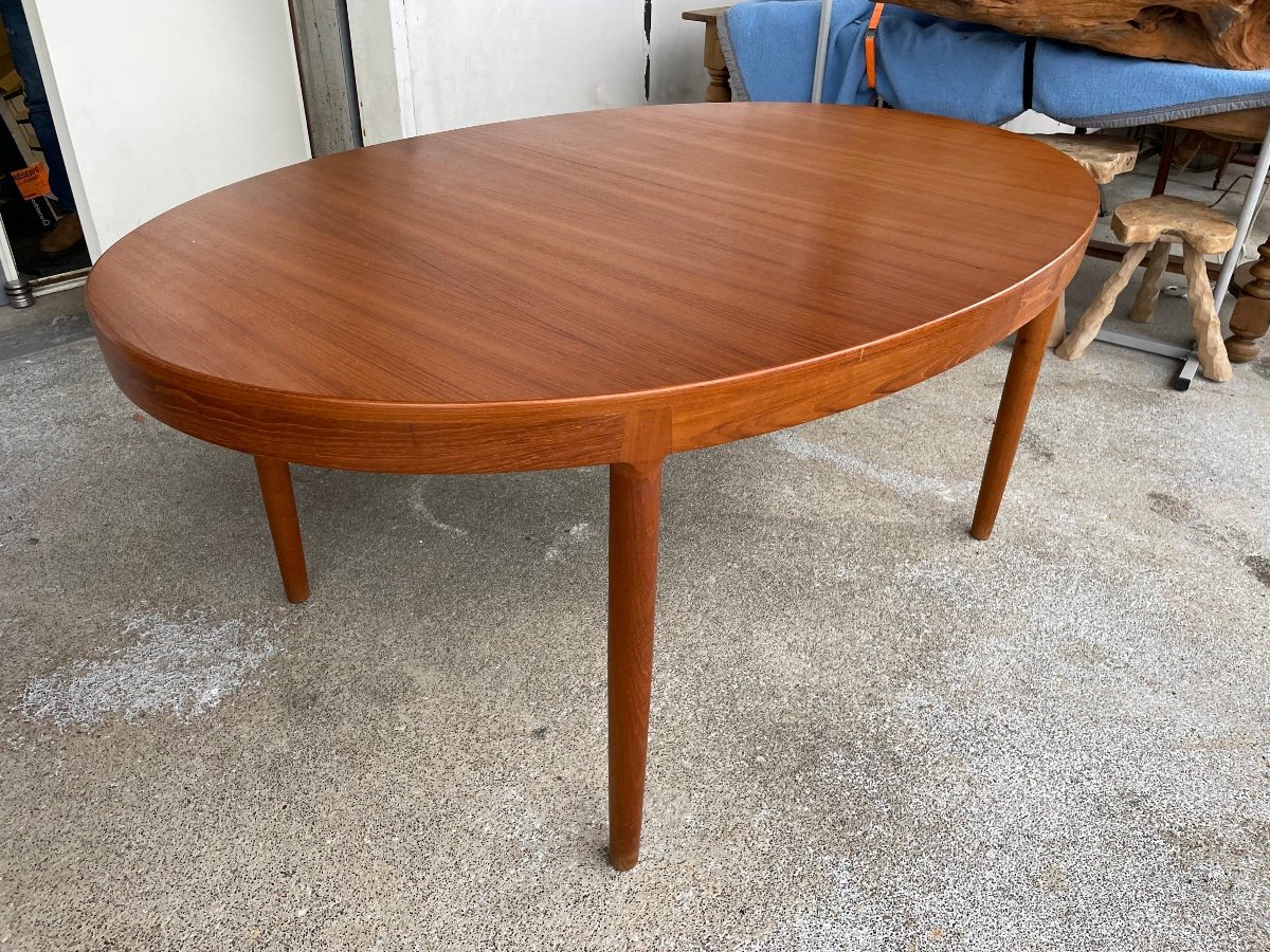 Table Scandinave Ovale - Harry Ostergaard pour A/S Randers Mobelfabrik-photo-3