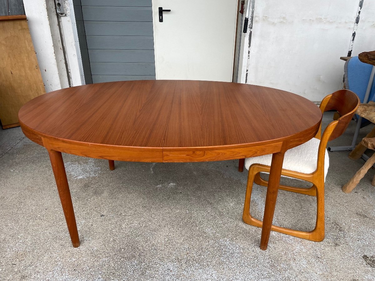 Table Scandinave Ovale - Harry Ostergaard pour A/S Randers Mobelfabrik-photo-4