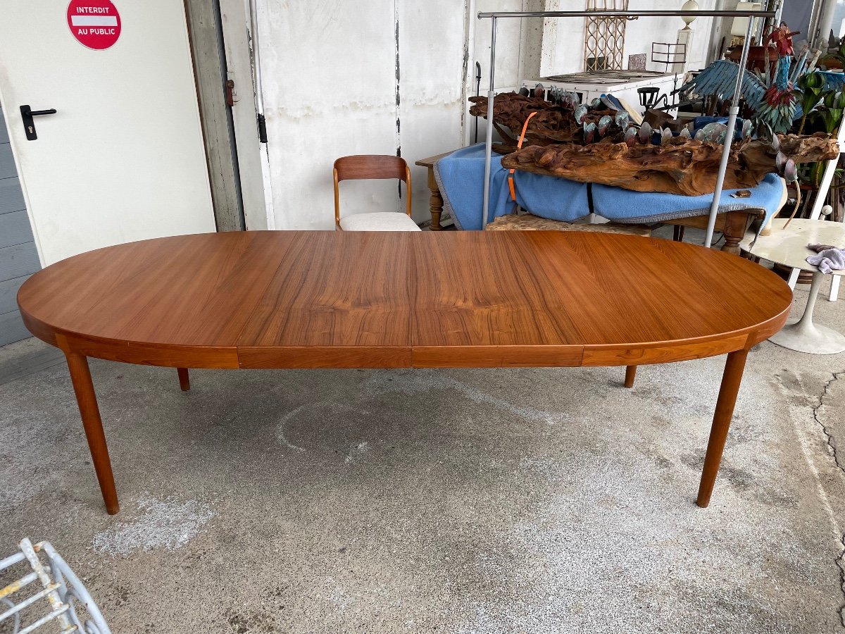 Table Scandinave Ovale - Harry Ostergaard pour A/S Randers Mobelfabrik-photo-4