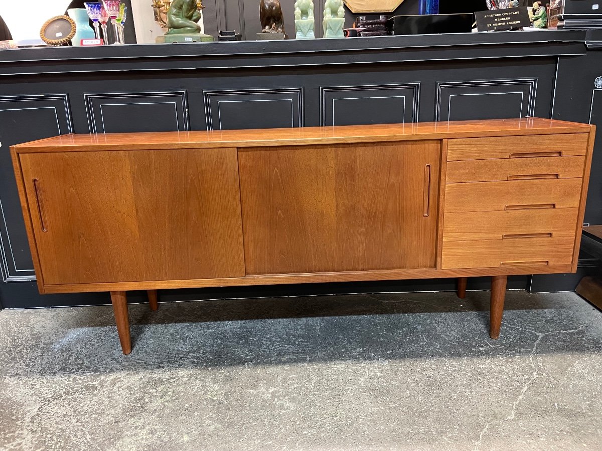 Scandinavian Sideboard By Nils Jonsson For Troeds Circa 1960-photo-2