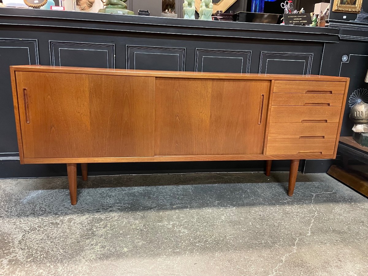 Scandinavian Sideboard By Nils Jonsson For Troeds Circa 1960-photo-3