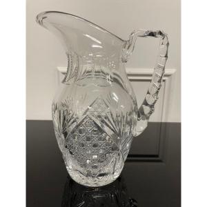 Saint Louis - Vologne Model Crystal Water Pitcher H: 23 Cm