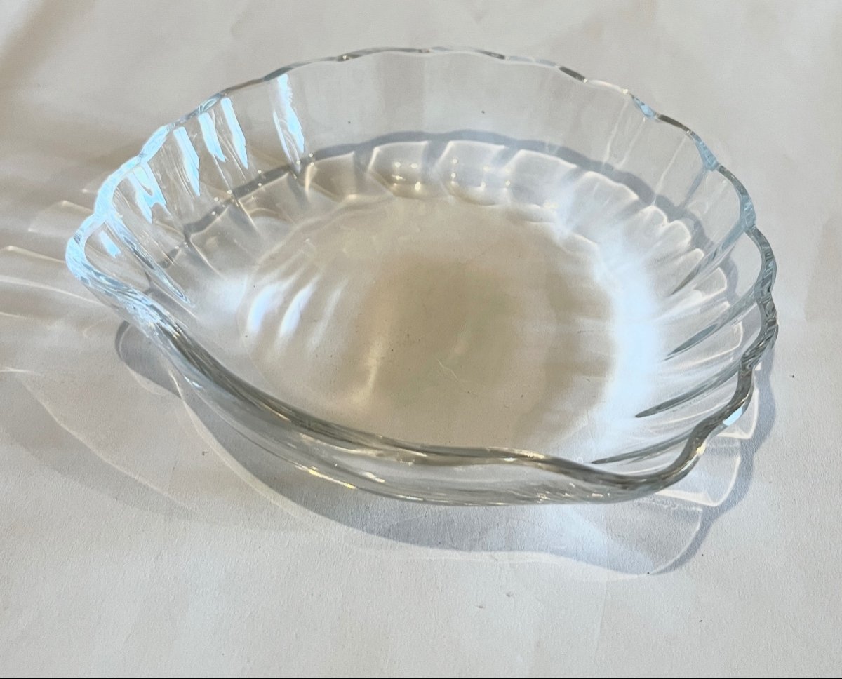 Christofle Butter Dish In The Shape Of A Scallop Shell Silver Metal In Its Original Box-photo-8