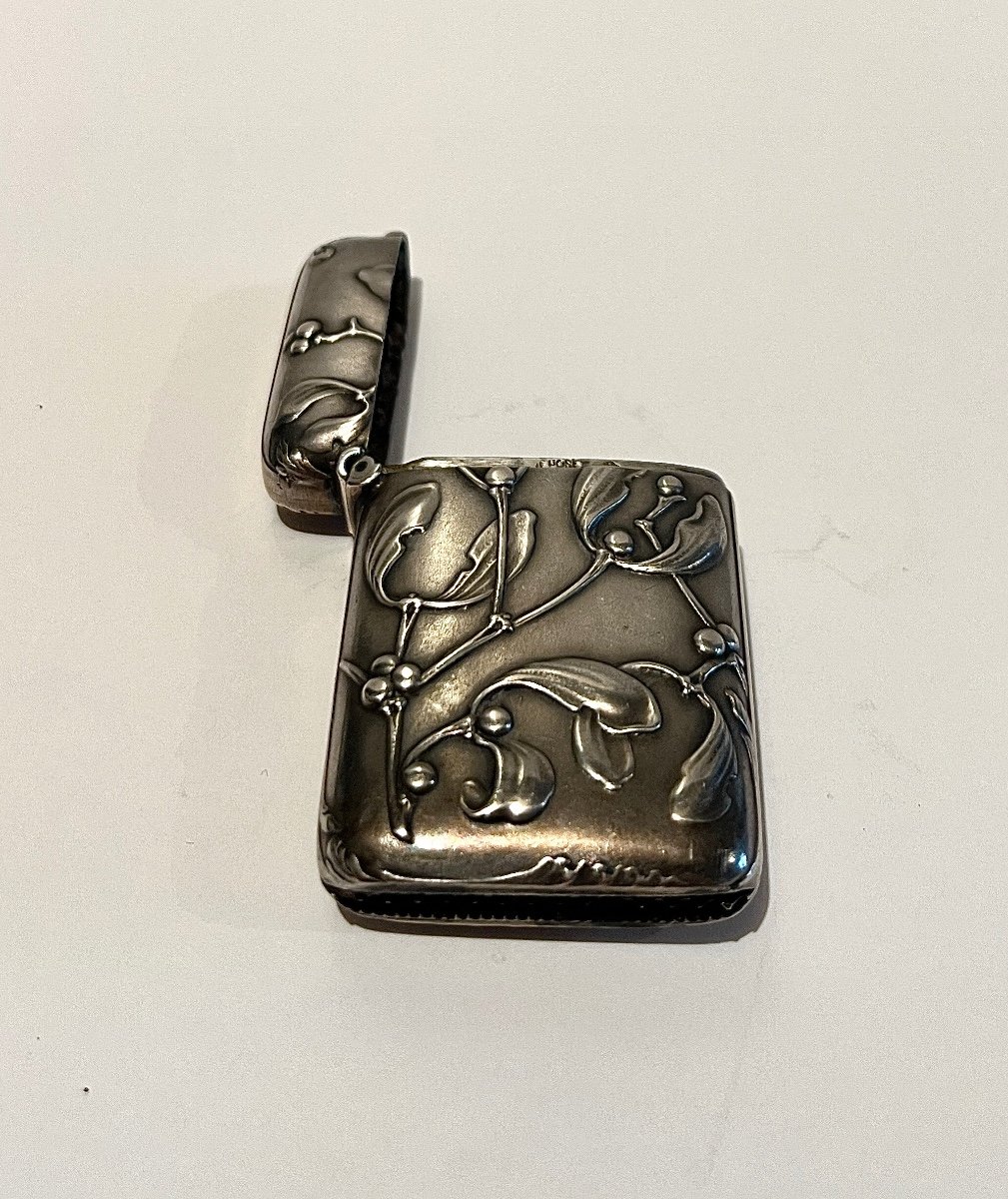 Pyrogen Match Scraper In 800 Silver Art Nouveau-photo-3