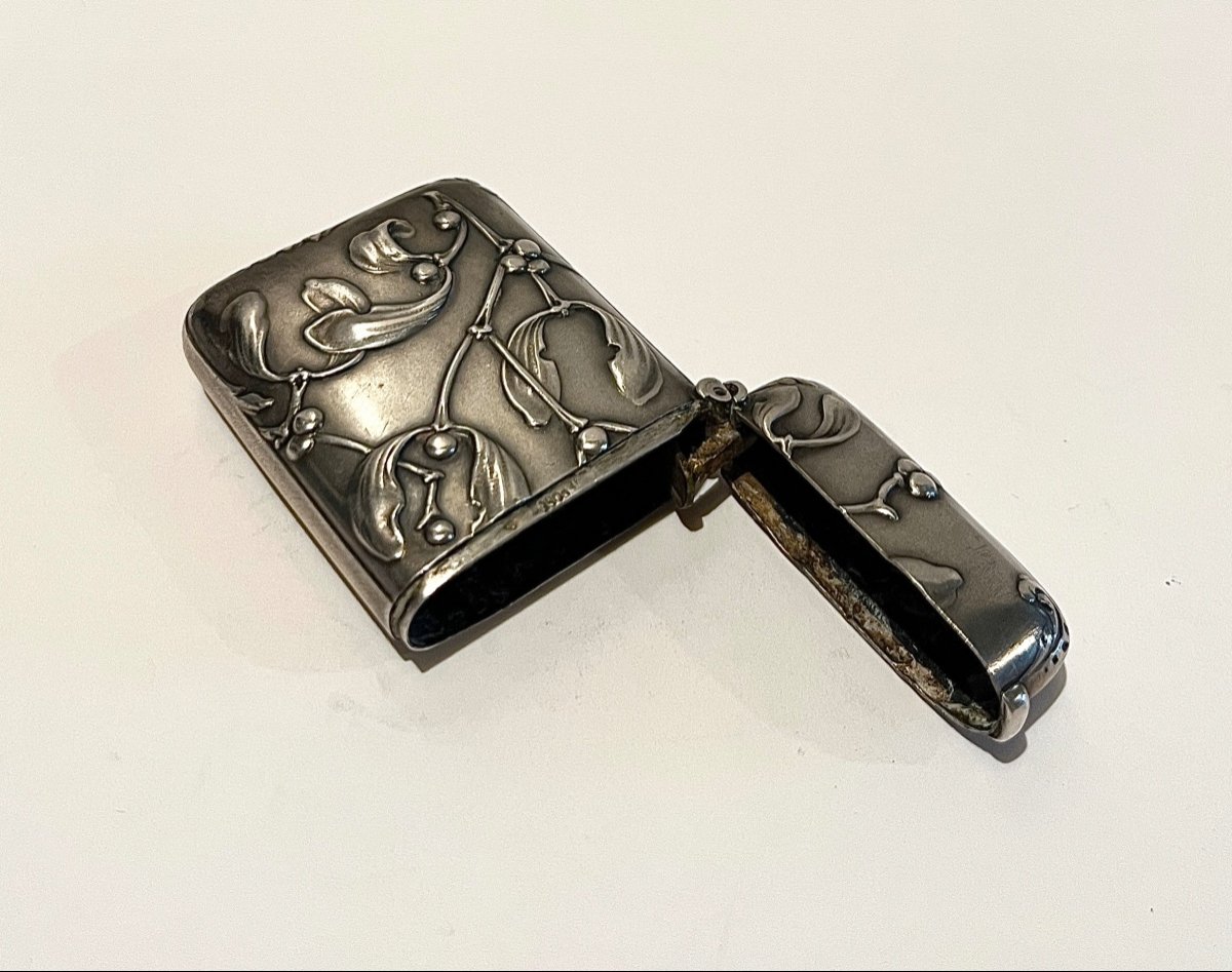 Pyrogen Match Scraper In 800 Silver Art Nouveau-photo-1