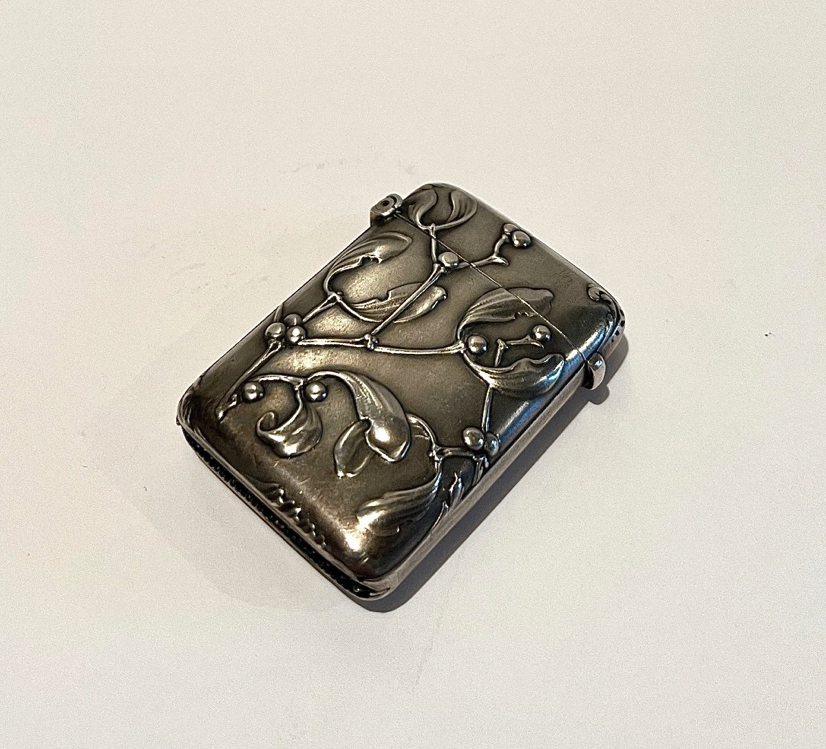 Pyrogen Match Scraper In 800 Silver Art Nouveau-photo-3