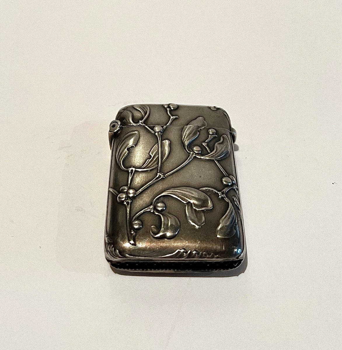 Pyrogen Match Scraper In 800 Silver Art Nouveau-photo-4