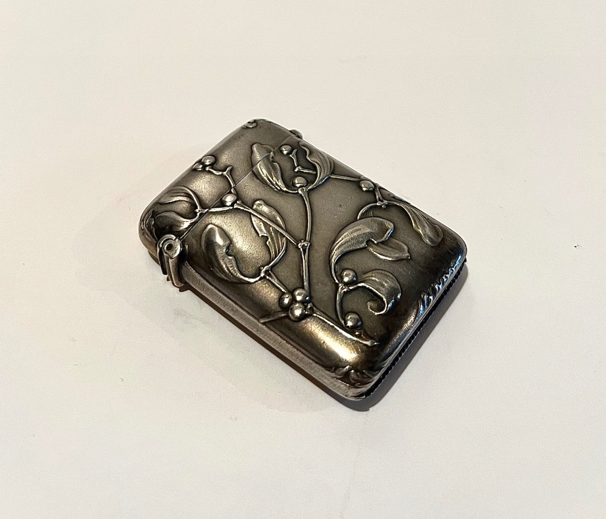 Pyrogen Match Scraper In 800 Silver Art Nouveau-photo-5