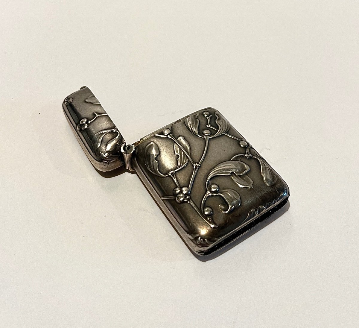 Pyrogen Match Scraper In 800 Silver Art Nouveau