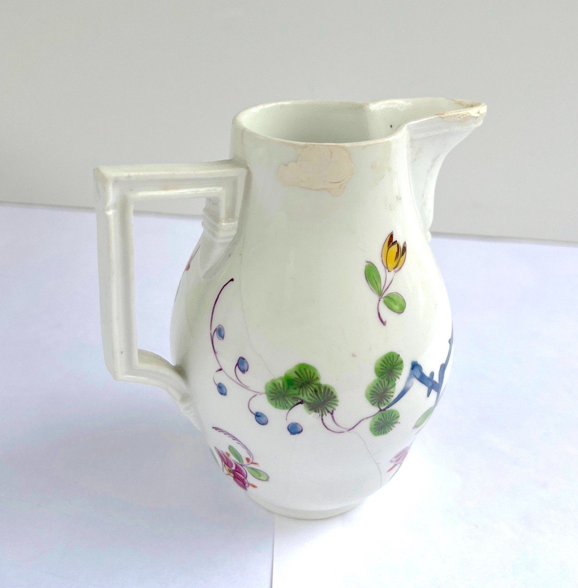 Meissen Porcelain Milk Pot Creamer Kakiemon Decoration-photo-3