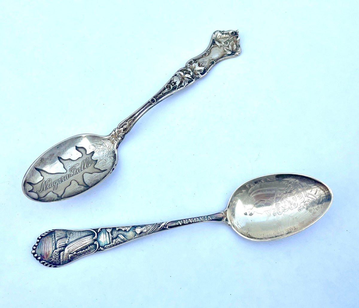 Sterling Silver Spoons : Niagara Falls And The Last Sacrifice Niagara Falls - Ny