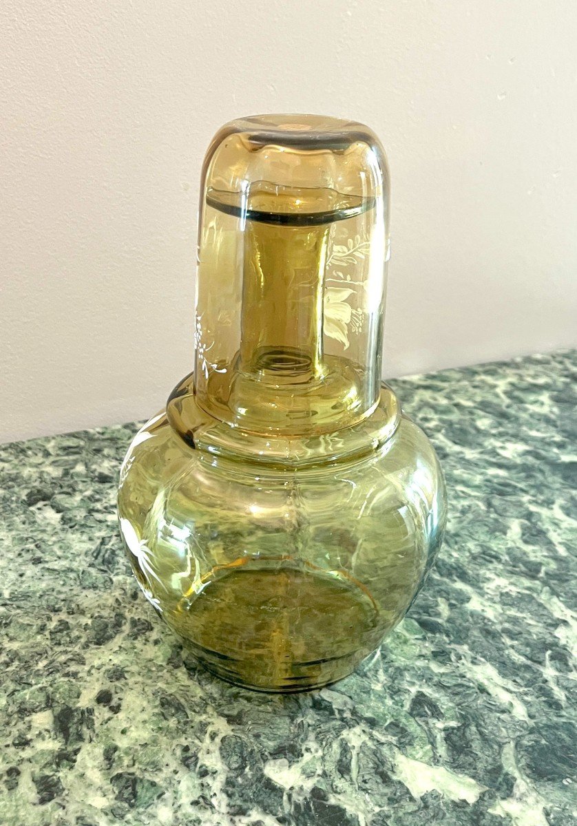 Enameled Glass Night Carafe-photo-6