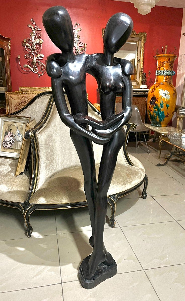 Contemporary Ebony Statue-photo-2