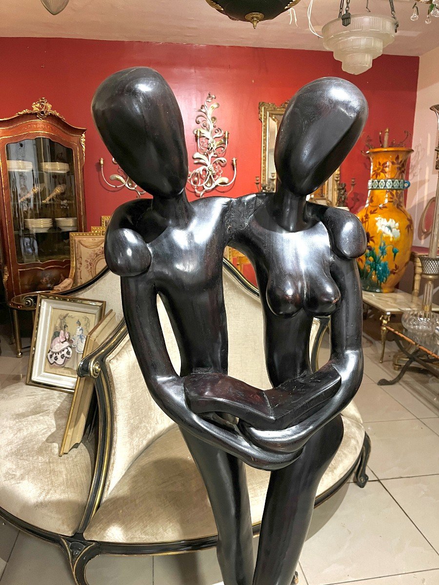 Contemporary Ebony Statue-photo-3