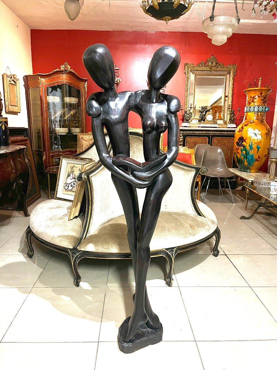 Contemporary Ebony Statue-photo-1