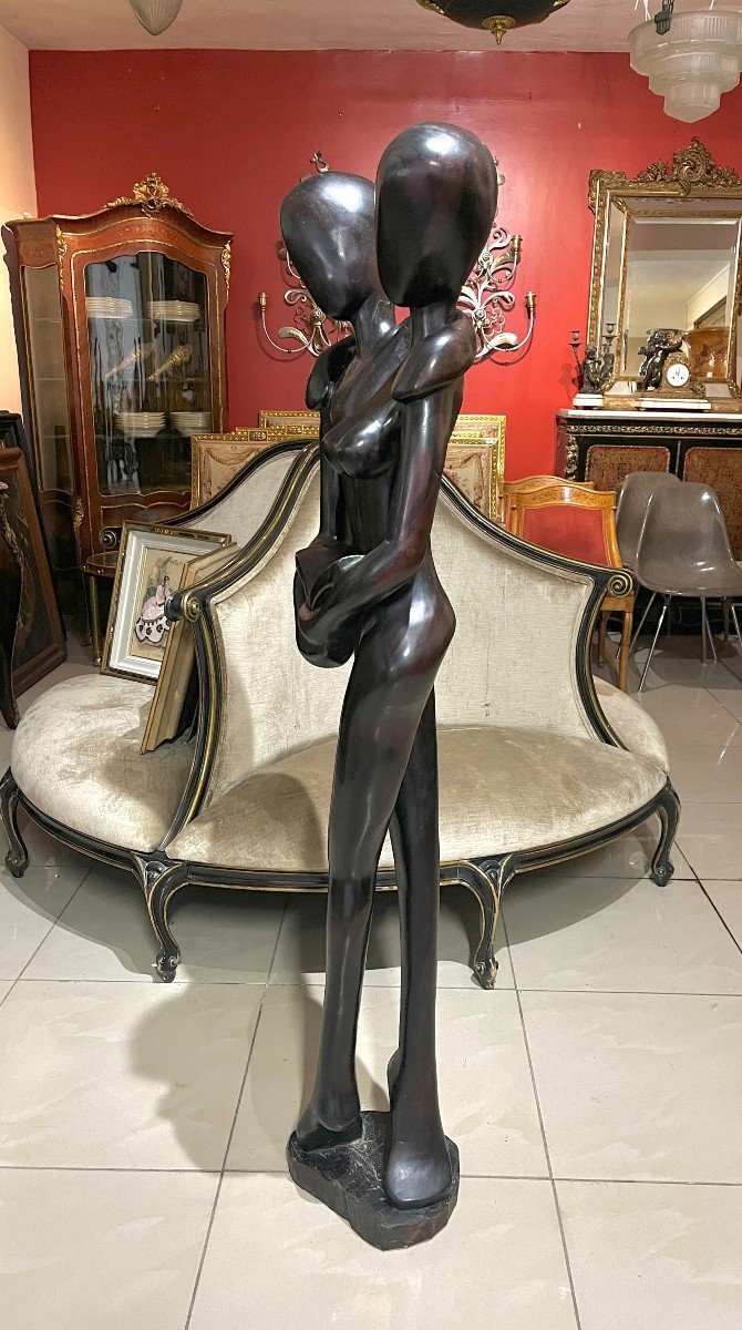 Contemporary Ebony Statue-photo-2