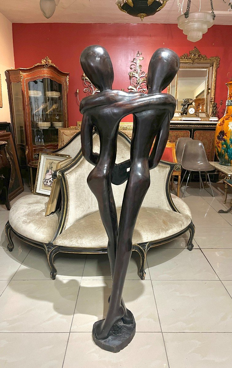 Contemporary Ebony Statue-photo-3