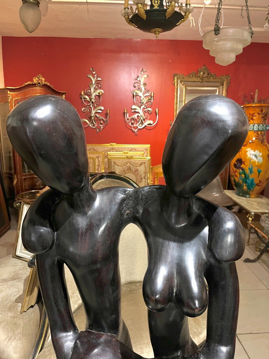 Contemporary Ebony Statue-photo-7