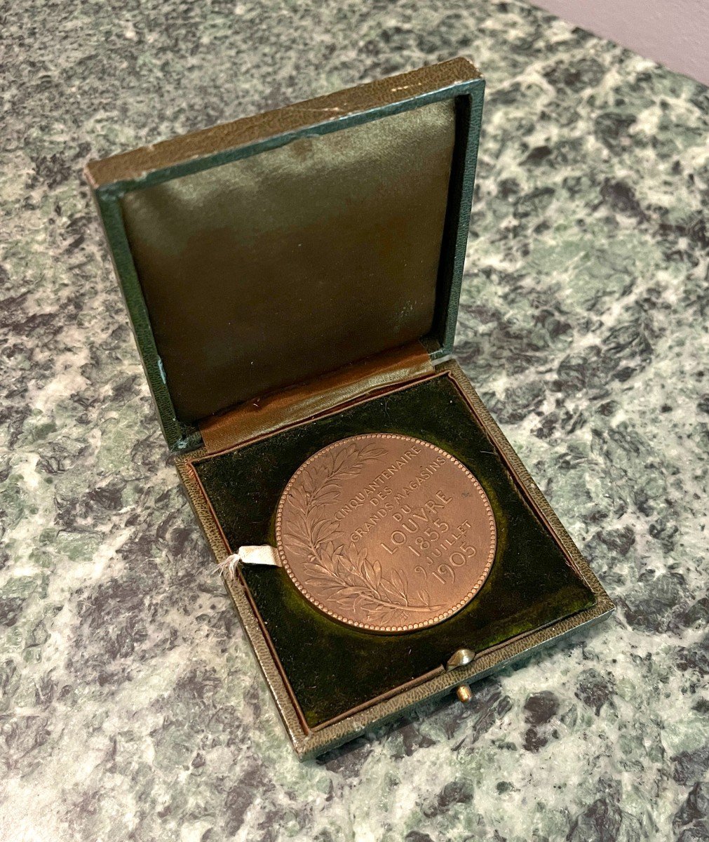 Bronze Medal Fiftieth Anniversary Of The Louvre Department Stores-photo-1