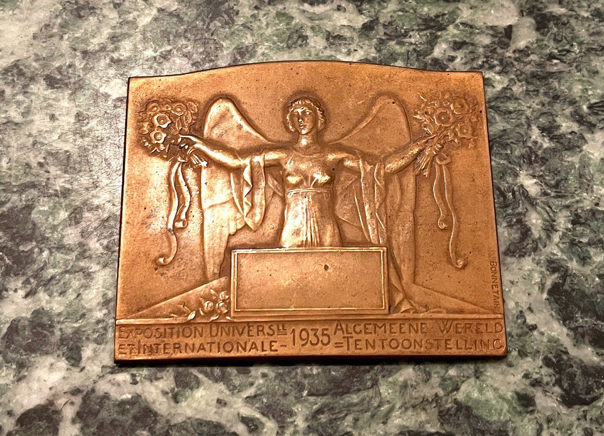 Three Bronze Medals Universal Exhibition 1935 Brussels-photo-3