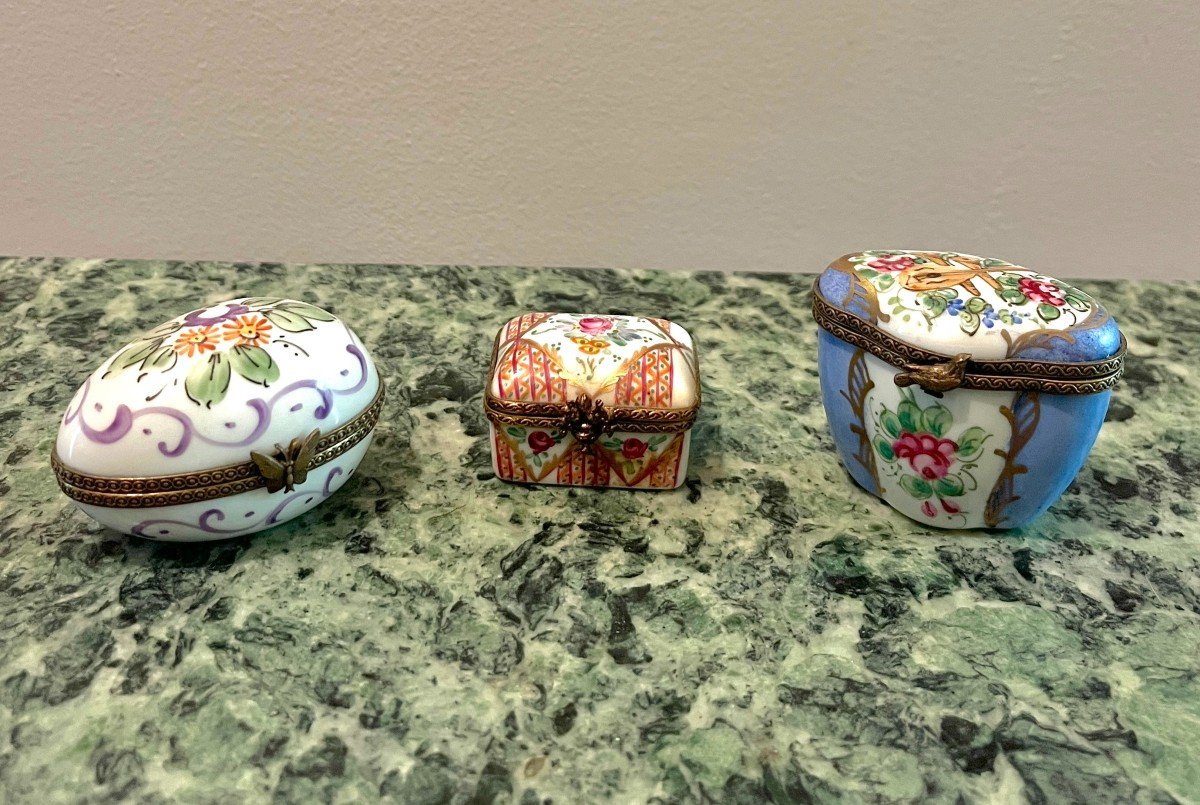 Limoges Porcelain Pill Boxes 2