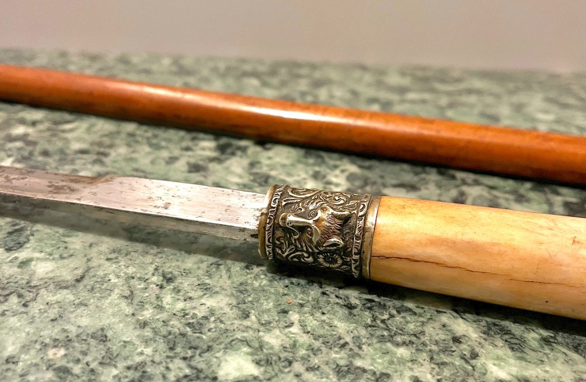 Wolf Hunter's Hunting Dagger That Can Be Used As A Whip And Whistle-photo-2