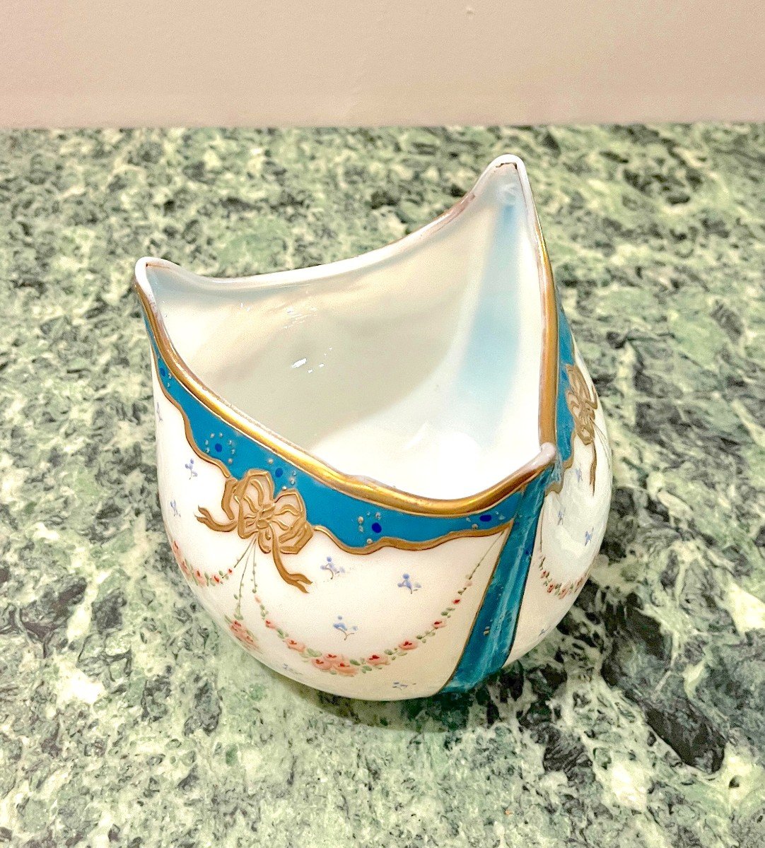 Louis XVI Style Opaline Cup Circa 1900-photo-7