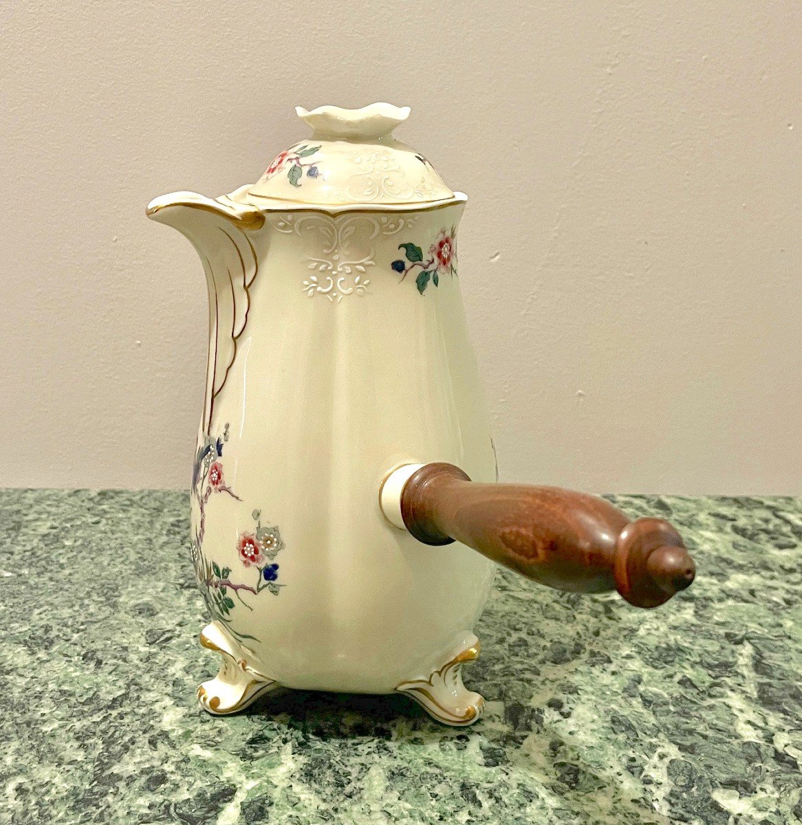 Limoges Porcelain Chocolate Pot 3-photo-3