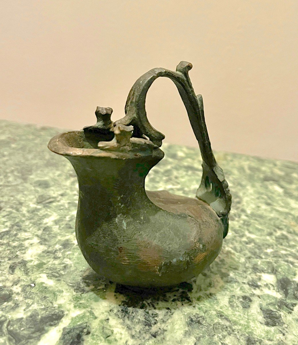 Askos Bronze Milk Jug Naples (herculaneum Copy)-photo-2