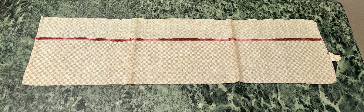 6 Antique Linen Tea Towels-photo-2