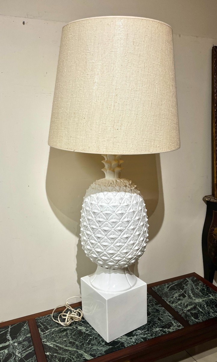 Très Grande Lampe Ananas Années 1970-photo-2