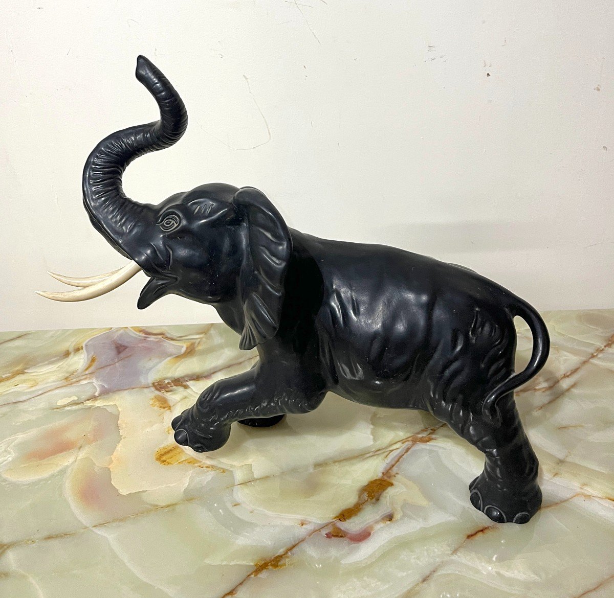 Ceramic Elephant 1960s-1970s-photo-4