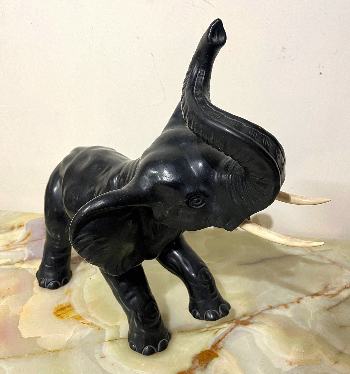 Ceramic Elephant 1960s-1970s-photo-5