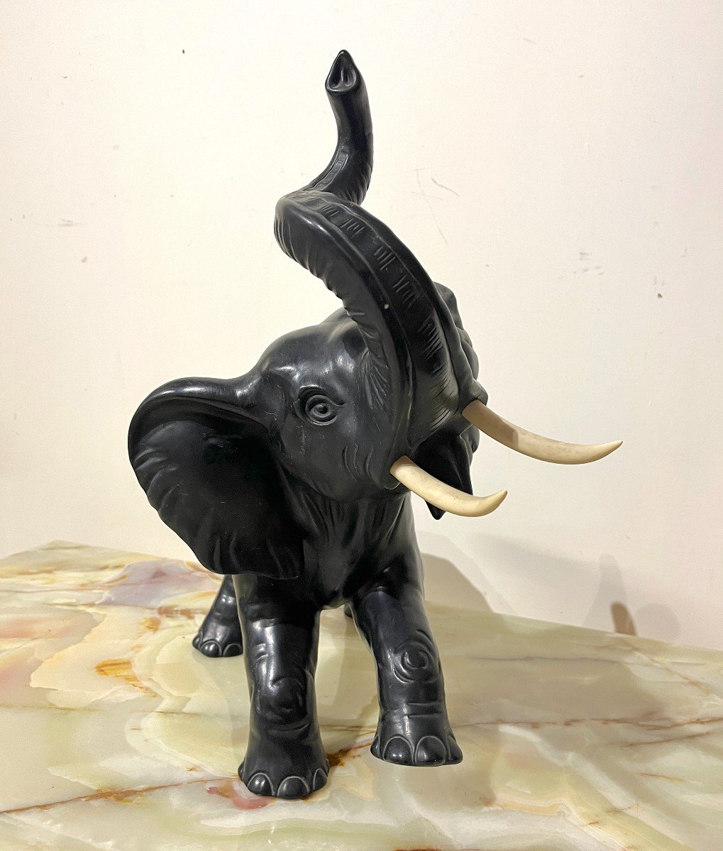 Ceramic Elephant 1960s-1970s-photo-6