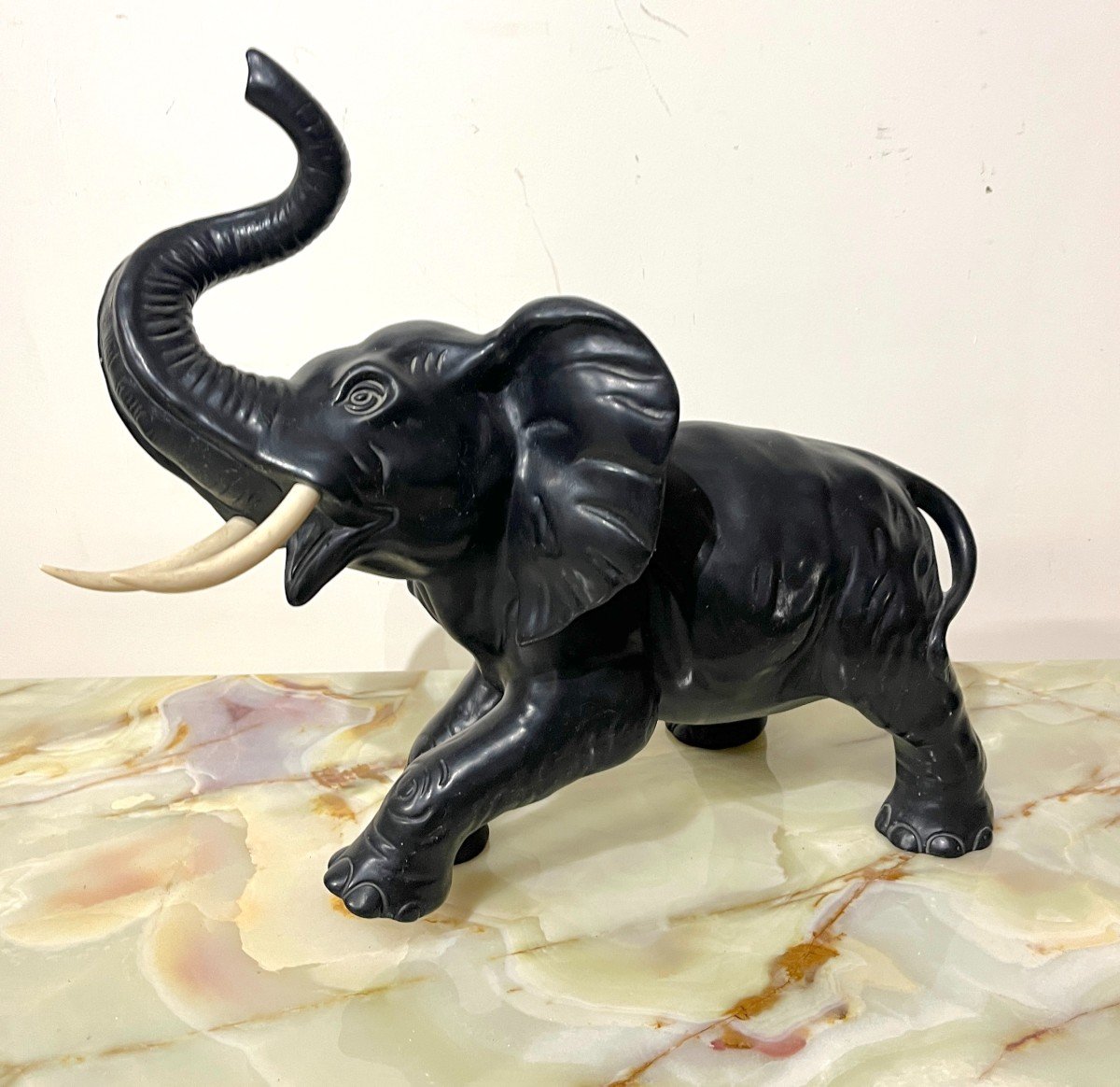 Éléphant En Céramique Années 1960-1970